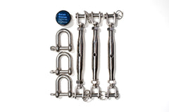 Hardware Pack - 3 Corner Sail