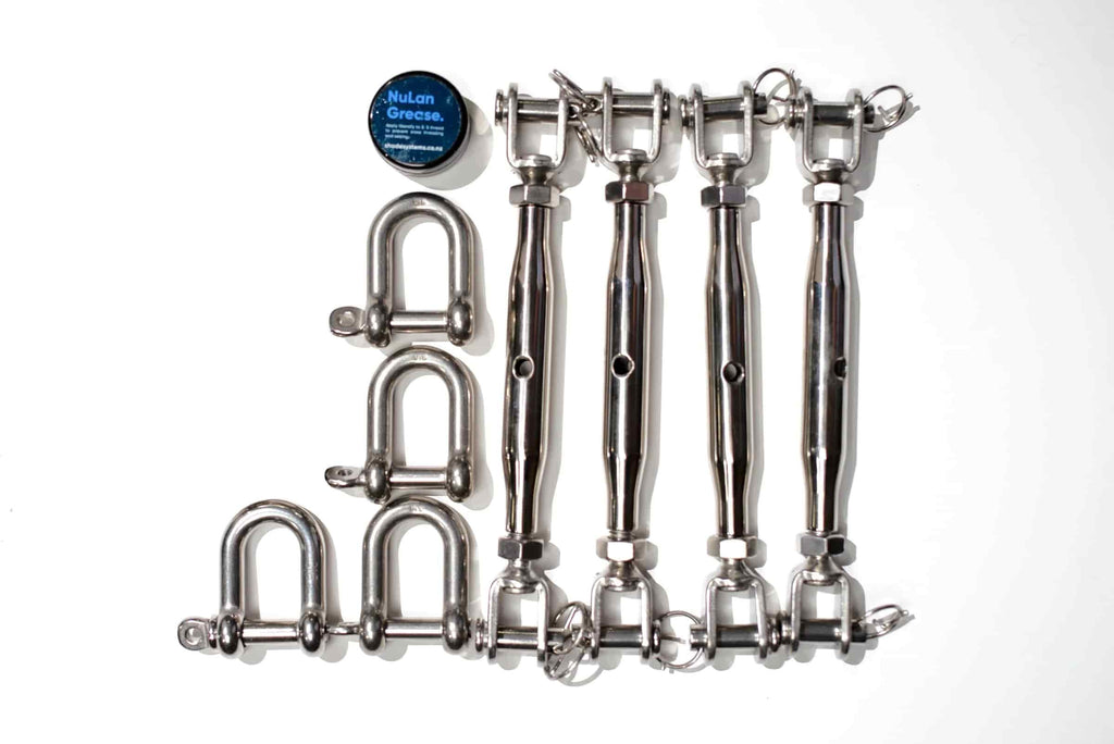 Hardware Pack - 4 Corner Sail