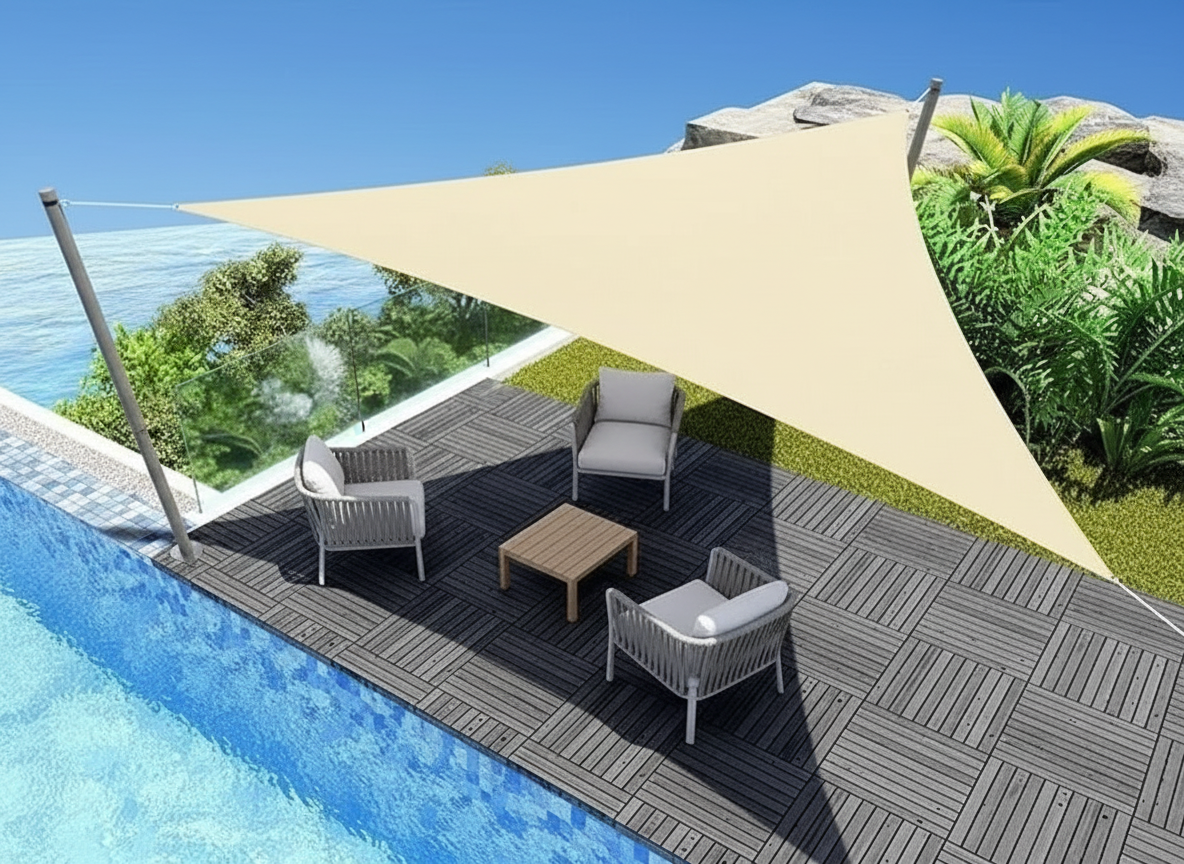 Right Angle Triangle Shade Sail